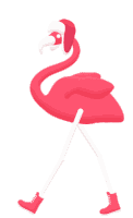 Flamingo Pink Sticker