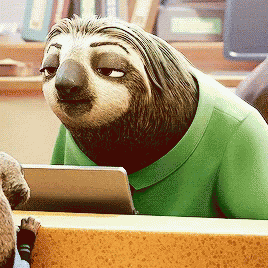 Flash Slothmore Zootopia GIF