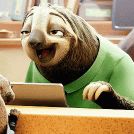 Flash Slothmore Zootopia GIF