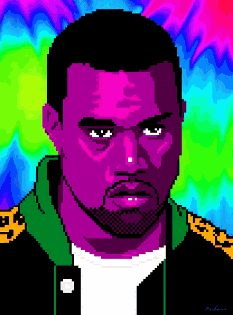 Flashing Kanye West GIF