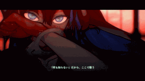 Flashing Lights Lights Over Face GIF