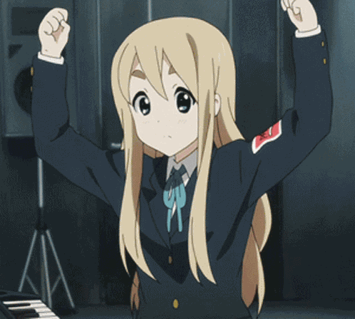 Flexing Anime GIF