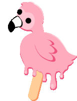 Flim Flamingo Sticker