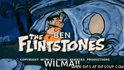 Flintstones Door GIF