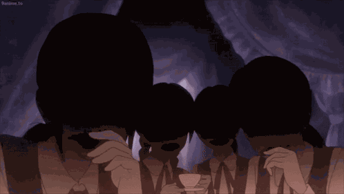 Flip Flappers Giggle GIF