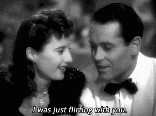 Flirting Stanwyck GIF