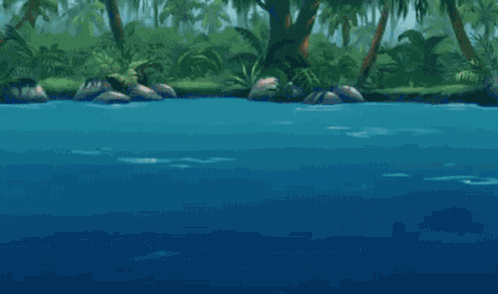 Floating Swimming GIF