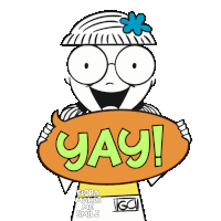 Flora Flora Makes Me Smile Sticker