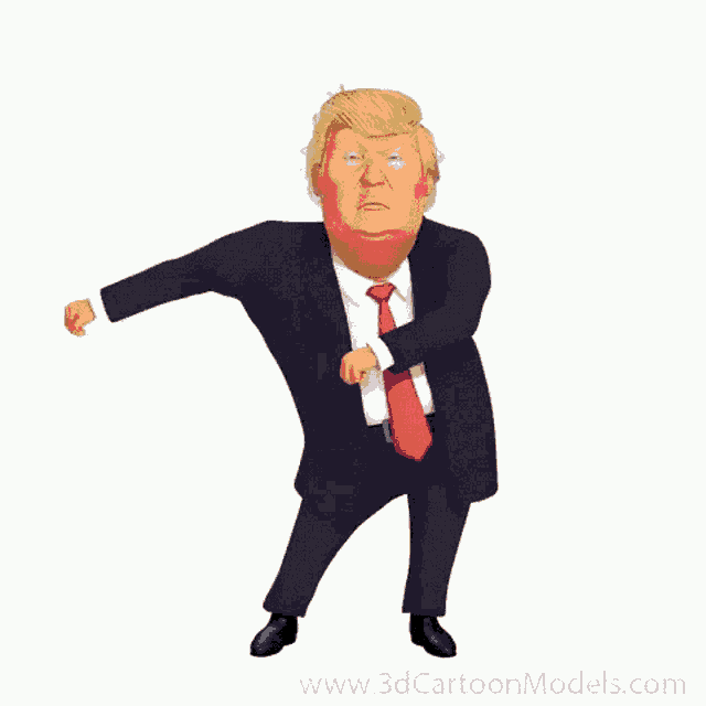 Flossing Donald Trump GIF
