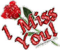 Flower I Miss You Sticker