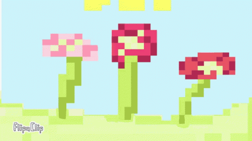 Flower Pixel Art GIF