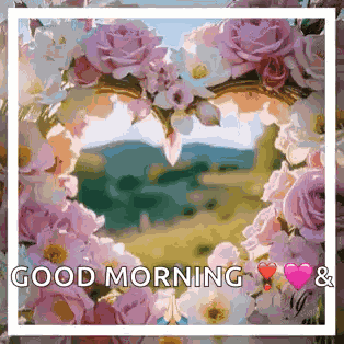 Flowers Flower Heart GIF