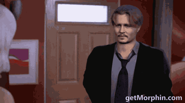 Flowers Johnny Depp GIF