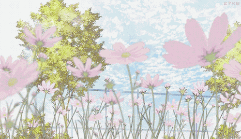 Flowers Pink GIF