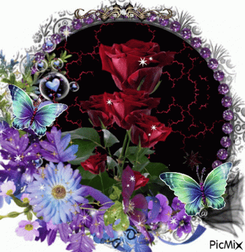 Flowers Red Rose GIF
