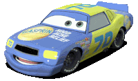 Floyd Mulvihill Cars Movie Sticker