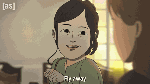 Fly Away Kiki GIF