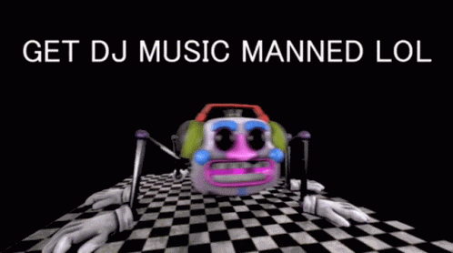 Fnaf Security Breach Music Man GIF