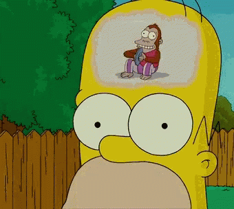 Focus Homer Simpson GIF