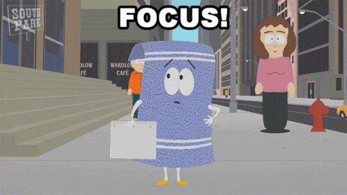 Focus Towelie GIF