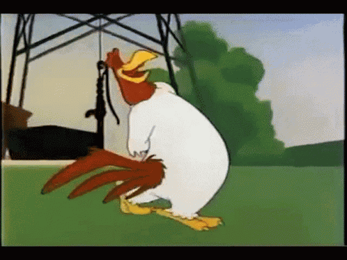 Foghorn Strut GIF