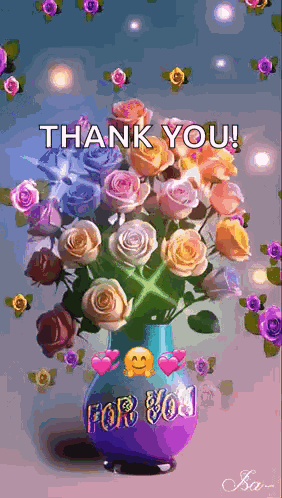 For You Bouquet De Fleurs GIF