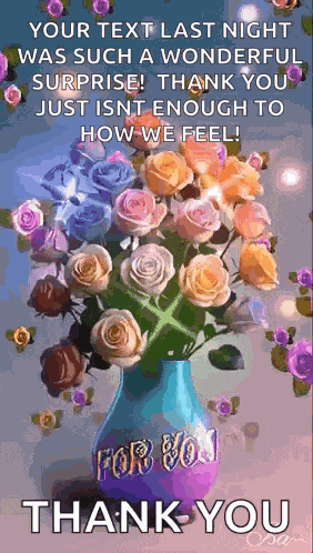 For You Bouquet De Fleurs GIF