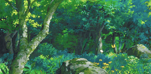Forest Butterfly GIF