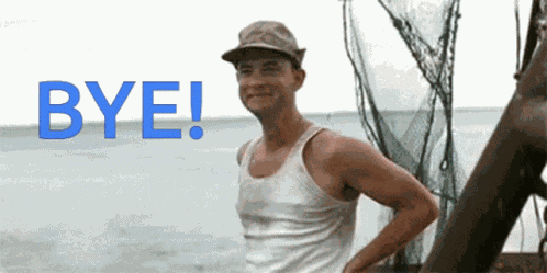 Forest Gump Bye GIF