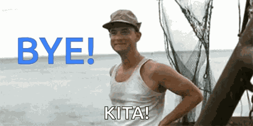 Forest Gump Bye GIF