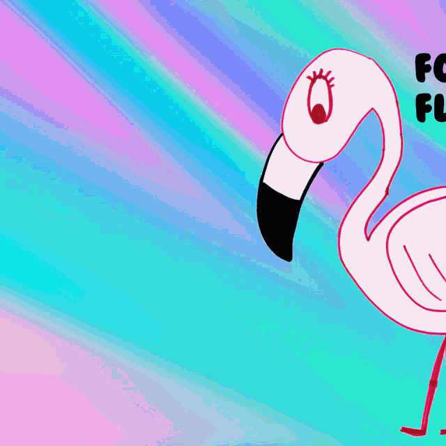 Forthright Flamingo Veefriends GIF