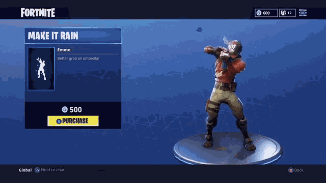 Fortnite Make It Rain GIF