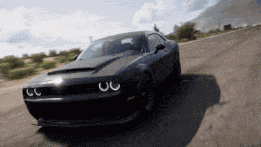 Forza Horizon 5 Dodge Challenger Srt Demon GIF