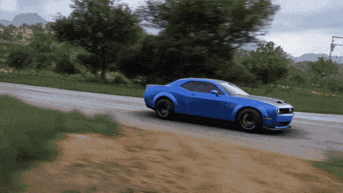 Forza Horizon 5 Dodge Challenger Srt Super Stock GIF