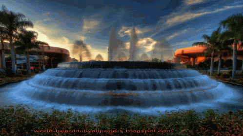 Fountain Water GIF