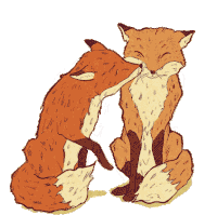 Fox Cute Sticker