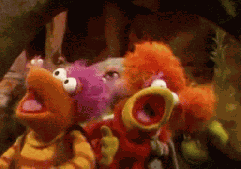 Fraggle Rock Conga Line GIF
