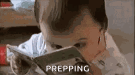 Frantic Studying GIF