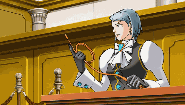 Franziska Ace Attorney GIF