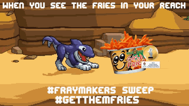 Fraymakers Fries GIF