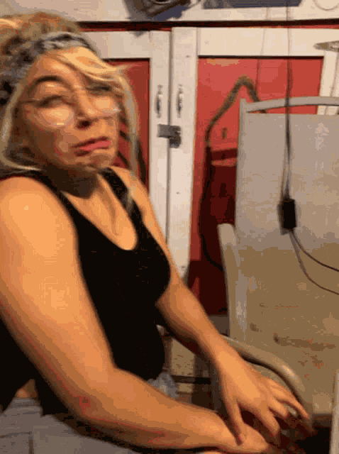 Freaking Out Nervous GIF