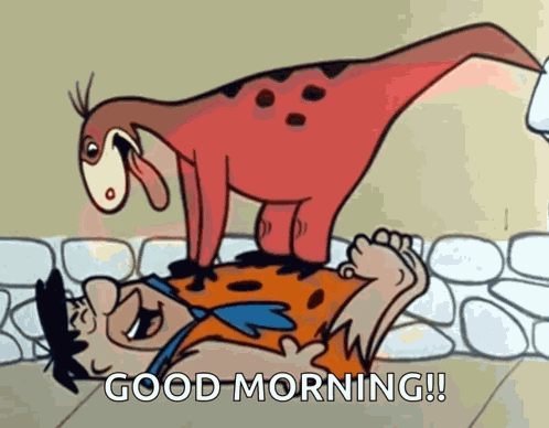 Fred Flintstone Dino GIF