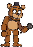 Freddy Nose Boop Sticker
