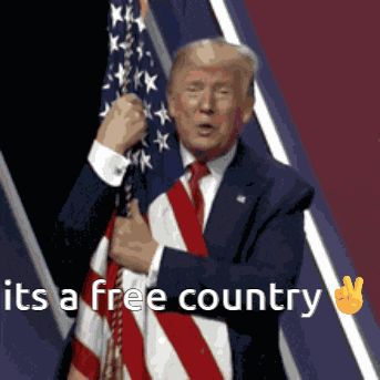 Free Country Donald Trump GIF