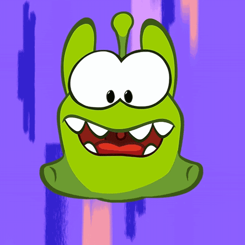 Free Falling Om Nom GIF