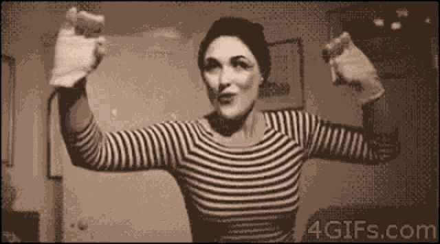 French Mime GIF
