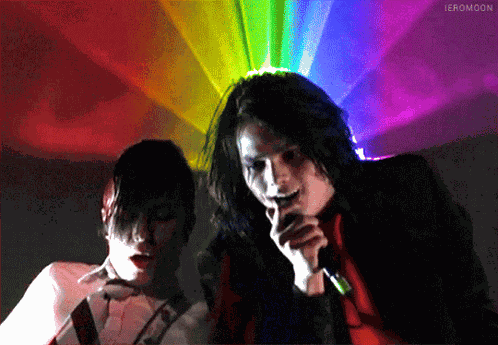 Frerard Rainbow GIF