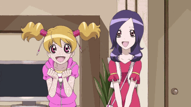 Fresh Precure High Five GIF