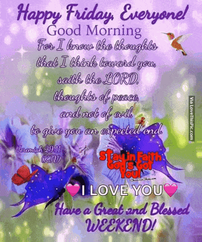 Friday Blessings And Prayers Quotes GIF
