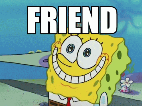 Friend Spongebob GIF